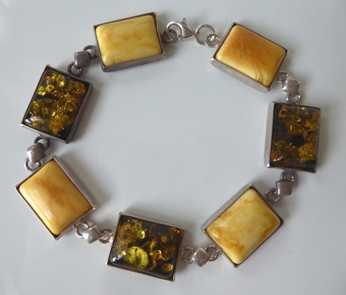 Vintage bernstein armband - vintage,