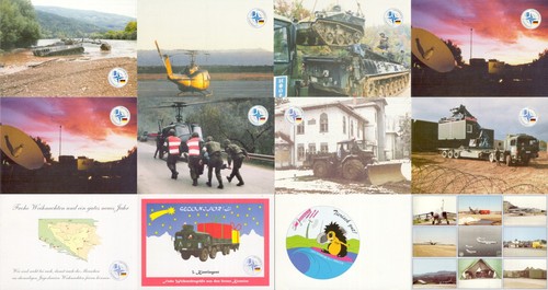Bundeswehr feldpostkarten ifor - bundeswehr,