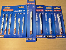 30 x KLINGEN RESTPOSTEN Faithfull Wood verschiedene Schneiden Stichsägeblätter SCHNÄPPCHEN - 651