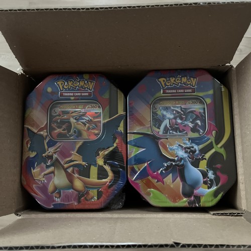 Pokémon tin box mega glurak - pokémon, tin-box