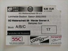 Sammler Ticket 02/03 SG