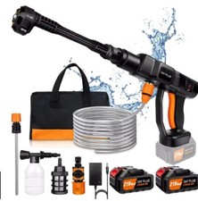 6 in 1 Brushless 21V Elektro Hochdruckreiniger Kabellos Effizient Auto Garten