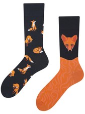 Socken TODO Colours Lustige Socken mit einem magischen Fuchsmuster Bunte Socken