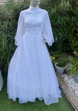 Vintage Brautkleid Anfang 70er