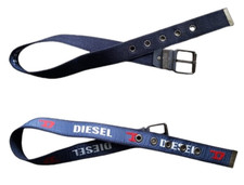 Diesel * Gürtel  * Vintage * Damen * Canvas * blau