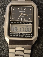 Hybrid Uhr ( Tissot TSX 5) Seltener Timer 1978 Bedienungsanleitung