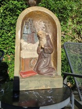 antikes  Bild Relief Hausaltar Konrad Reliquie  um 1910 im Jugendstil sakral !