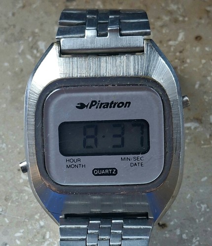 Piratron vintage digital uhr - piratron,