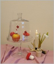 Großes Glasplateau Glas