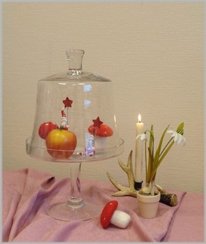 Großes glasplateau glas - glasplateau,