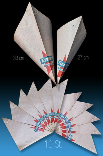Alte rewe papier tüte - papier,