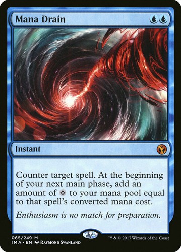 Mtg mana drain machtsauger - mana,