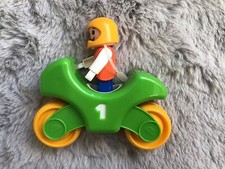 *** Motorrad + Fahrer *** Spielzeug  *** Baby ** Kleinkind Neuw Lena