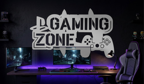 Wandtattoo gaming zone - gaming, konsole