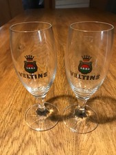 Zwei Veltins Gläser 0,2l alt