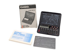 Casio Rechner DATA Bank persönliche Datenbank  DC-7500 Organizer OVP