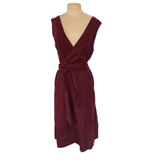 Leinenkleid Bordeaux Anno