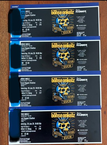 Böhse onkelz tickets - böhse,