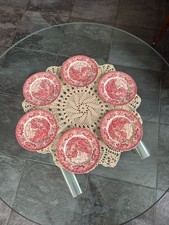 Frühstücksteller England Merrie Olde England 6 St. Super Zustand!!!!