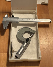 Sowjetisches Messinstrumente Set Kalibr Mikrometer & Messschieber UdSSR