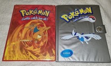 Sammelalbum Pokemon Glurak und Lugia Binder Nintendo Vintage Retro Sammelmappe