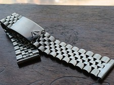 Wittnauer 17,8mm 18mm Vintage Stahl Jubile Band