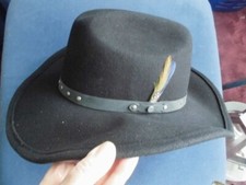 Cowboy Westernhut von Stetson Batson schwarz Gr. M