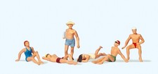 Preiser 10071 Badende 6 Figuren H0 1:87 Neu