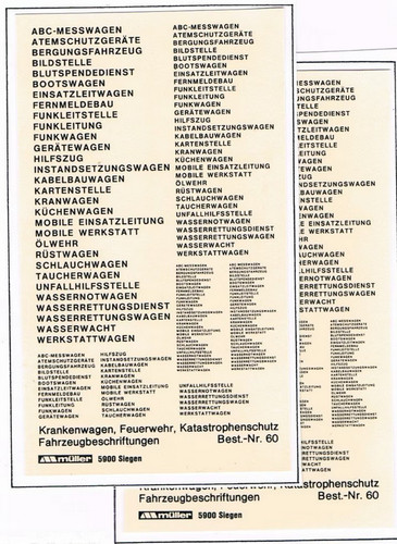 Decals - 1:87,