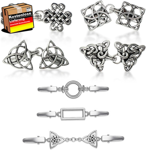 Vintage cardigan clips - cardigan,