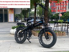 E-Bike Klapprad 20 Zoll Elektrofahrrad 70N.M 15AH Akku E-Mountainbike für Herren