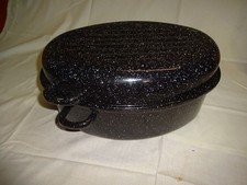 DDR Gänsebräter  Emaile Pfanne 27-37 cm