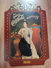Seltene große Reklame Coca