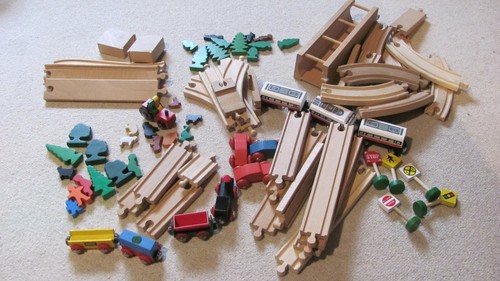 Holzeisenbahn teile zur - teile,