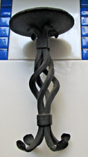 Kerzenständer Gusseisen Schwarz Handarbeit Unikat Vintage