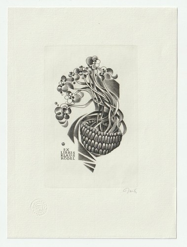 Wojchiech jakubowski exlibris - wojchiech,