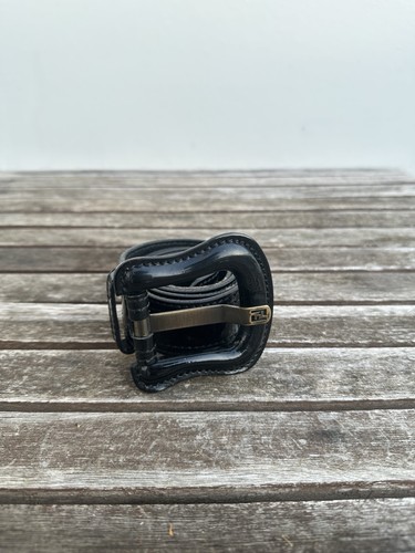 Fendi vintage leather belt - fendi,