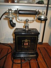 Tolles altes Telefon mit Kurbel um 1910 Dänemark JYDSK guter Zustand