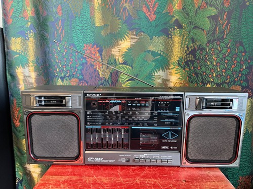 Sharp 7850 stereo cassette - sharp, gf-7850