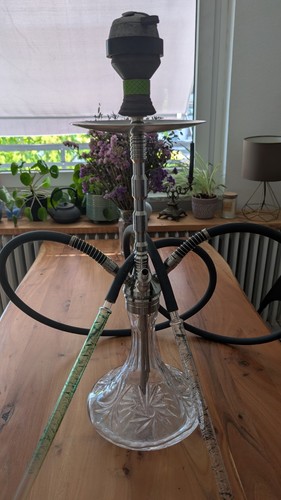 Hookah edelstahl shisha - wd,
