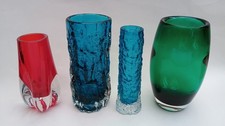 Whitefriars Glas Vase Konvolut