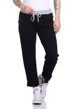 Jogginghose Baumwollhose Freizeithose Print Blumen kariert gestreift