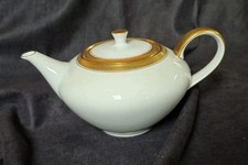 Krautheim ☆ Teekanne (1000 ml) Goldrand Porzellan ☆ 50er/60er Jahre Vintage