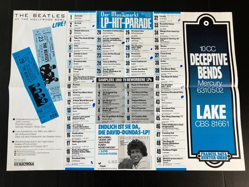 Musikmarkt charts plakat - musikmarkt, lp