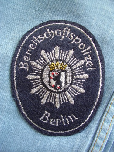 Aufnäher bereitschaftspolizei - aufnäher,