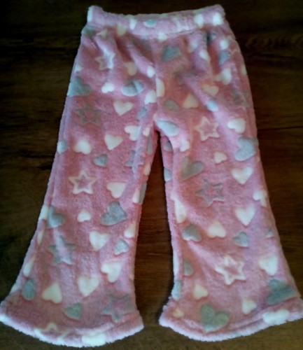 Mädchen flanell hose - flanell, herzen