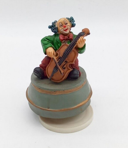 Spieluhr clown mit cello - spieluhr,