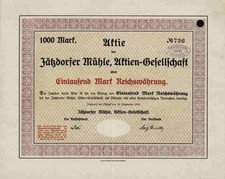 Jätzdorfer Mühle 1918 Jätzdorf Ohlau Jaczkowice Olawskie Kampffmeyer Potsdam RAR