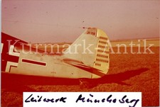 D046 Foto Wehrmacht Farbe colour Repro WL Flugzeug Me109 Bilanz Pilot rkt Münche