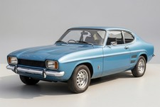 Retro Blechschild FORD CAPRI 30 x 20 cm Metallschild Vintage Nostalgie (0403901)